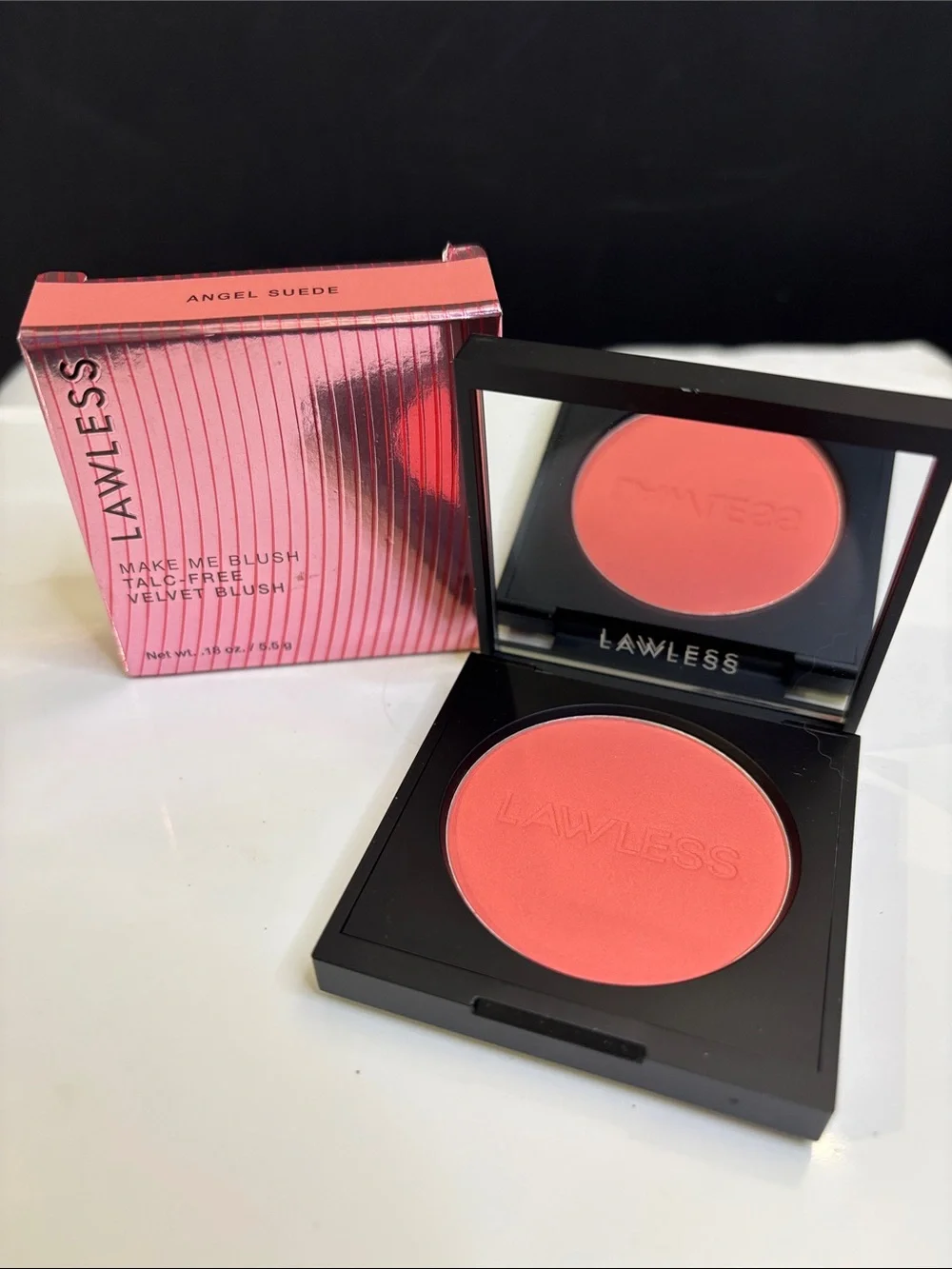 Lawless Make Me Blush Velvet Blush in Angel Suede
